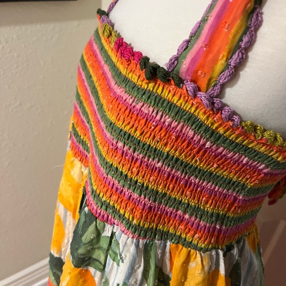 FARM Rio Scarves Tiered Dress Large - NWT - Picture 4 of 9